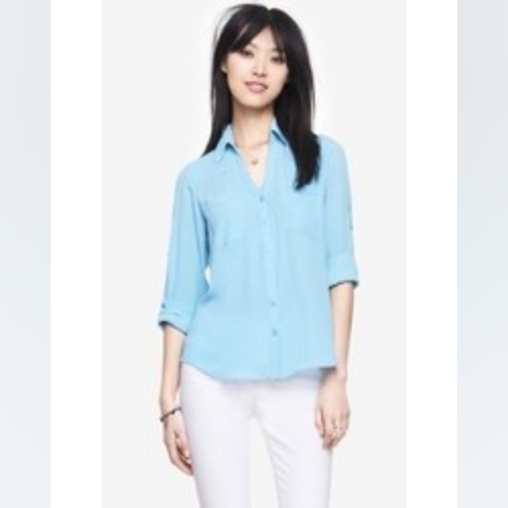 New Express Slim Fit Portofino Shirt
